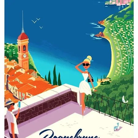 2 Pieces Vue Sur Et Monte-carlo A Cap Martin * 로퀴에브륀캡마르탱